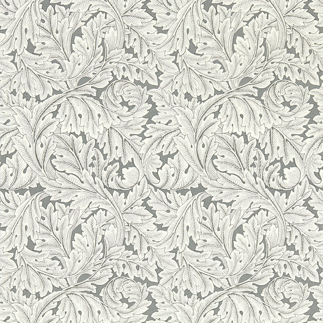 CLARKE AND CLARKE W0175/02.CAC.0 ACANTHUS SLATE WP Wallpaper - Eade's Wallpaper