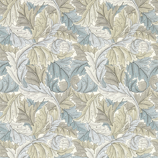 CLARKE AND CLARKE W0175/03.CAC.0 ACANTHUS DOVE WP Wallpaper - Eade's Wallpaper