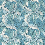 CLARKE AND CLARKE W0175/04.CAC.0 ACANTHUS TEAL WP Wallpaper - Eade's Wallpaper