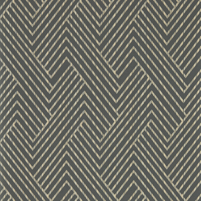 CLARKE AND CLARKE W0181/01.CAC.0 GRASSETTO CHARCOAL WP Wallpaper - Eade's Wallpaper