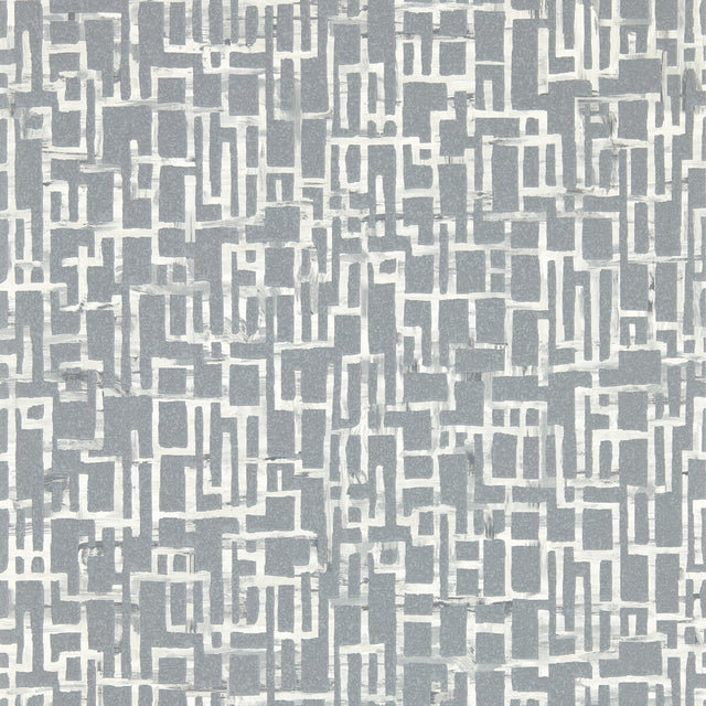 CLARKE AND CLARKE W0184/03.CAC.0 QUADRATA STEEL WP Wallpaper - Eade's Wallpaper
