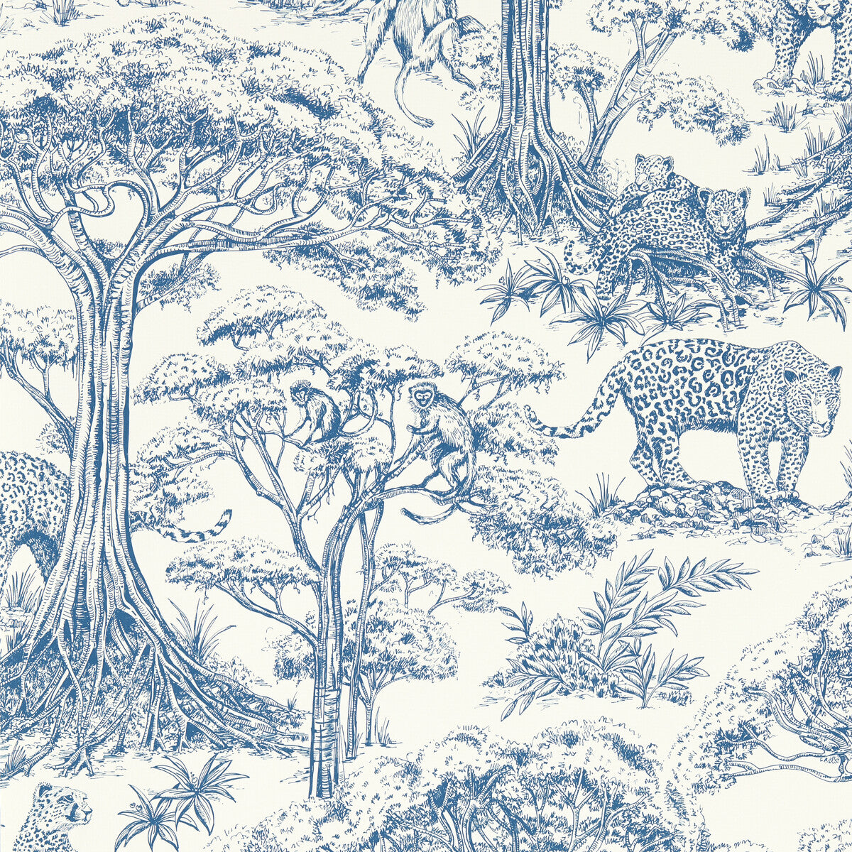 CLARKE AND CLARKE W0185/01.CAC.0 KISUMU CARIBBEAN WP Wallpaper - Eade's Wallpaper