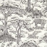 CLARKE AND CLARKE W0185/03.CAC.0 KISUMU NOIR WP Wallpaper - Eade's Wallpaper