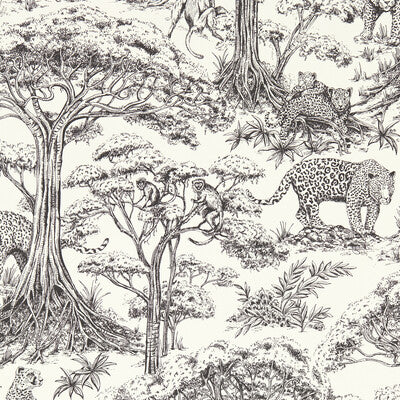 CLARKE AND CLARKE W0185/03.CAC.0 KISUMU NOIR WP Wallpaper - Eade's Wallpaper
