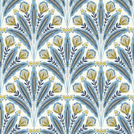 CLARKE AND CLARKE W0193/02.CAC.0 ATTINGHAM DENIM WP Wallpaper - Eade's Wallpaper