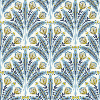 CLARKE AND CLARKE W0193/02.CAC.0 ATTINGHAM DENIM WP Wallpaper - Eade's Wallpaper