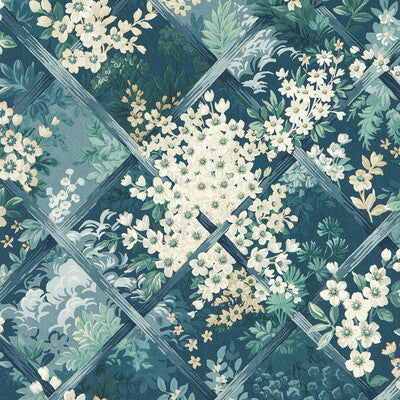 CLARKE AND CLARKE W0195/02.CAC.0 MAYMONT MIDNIGHT WP Wallpaper - Eade's Wallpaper