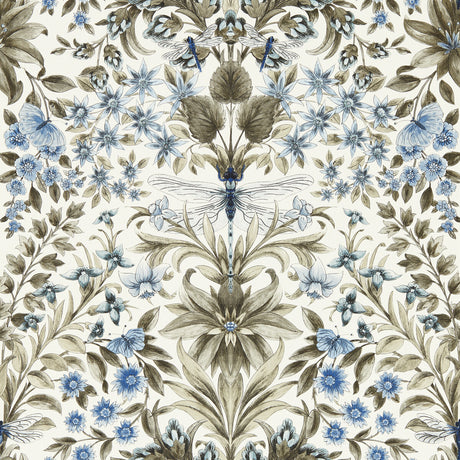 CLARKE AND CLARKE W0196/01.CAC.0 MIRABELL DENIM WP Wallpaper - Eade's Wallpaper
