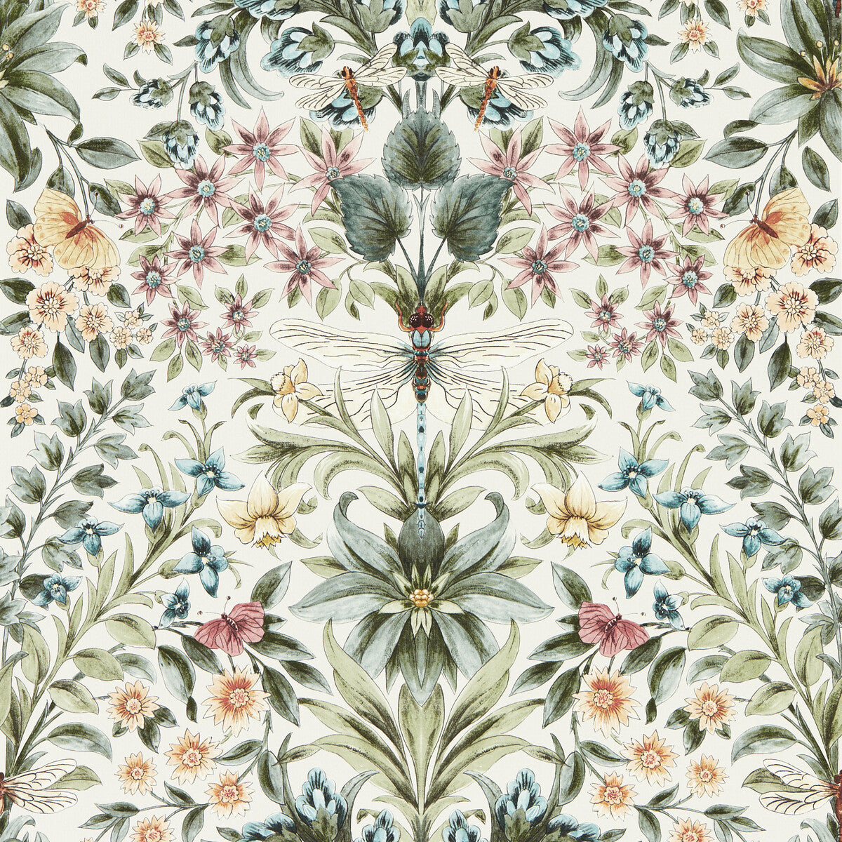CLARKE AND CLARKE W0196/03.CAC.0 MIRABELL SUMMER WP Wallpaper - Eade's Wallpaper