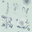 CLARKE AND CLARKE W0197/04.CAC.0 ROSERAIE SEAGLASS WP Wallpaper - Eade's Wallpaper