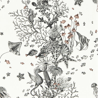 CLARKE AND CLARKE W0218/03.CAC.0 SEAFOREST MONO WP Fabric - MYTHICA WALLCOVERING EMMA J SHIPLEY FOR C&C