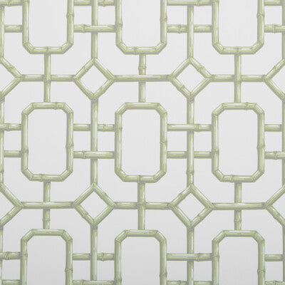 KRAVET COUTURE W3404.23.0 BAMBU FRET CELERY Wallpaper - Eade's Wallpaper