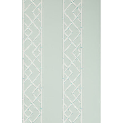 KRAVET DESIGN W3502.135.0 LATTICEWORK AQUA Wallpaper - Eade's Wallpaper