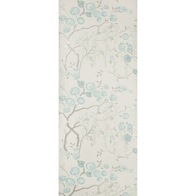 KRAVET DESIGN W3507.315.0 PEONY TREE AQUA Wallpaper - Eade's Wallpaper