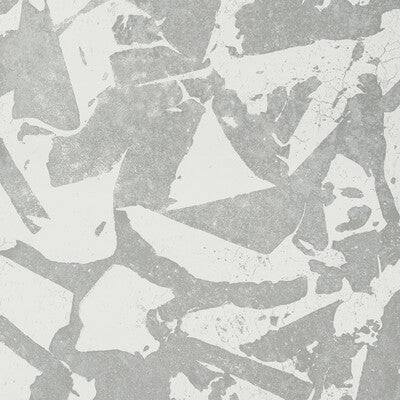 KRAVET COUTURE W3568.11.0 SOCIAL CANVAS SILVER Wallpaper - Eade's Wallpaper