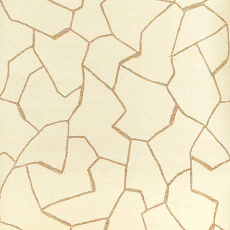KRAVET COUTURE W3573.4.0 KRAVET COUTURE W-BARK CLOTH-GOLD  Wallpaper - Eade's Wallpaper