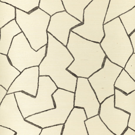 KRAVET COUTURE W3573.81.0 KRAVET COUTURE W-BARK CLOTH-NOIR  Wallpaper - Eade's Wallpaper