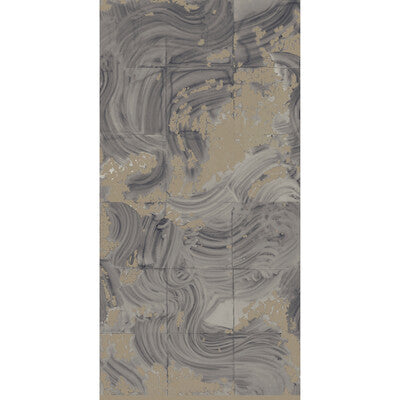 KRAVET COUTURE W3581.1611.0 REARRANGEMENTS PETROL Wallpaper - Eade's Wallpaper