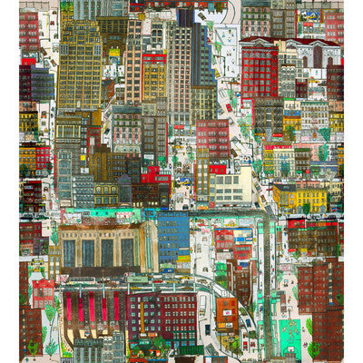 KRAVET COUTURE W3583.319.0 URBAN PLANNING MULTI Wallpaper - Eade's Wallpaper