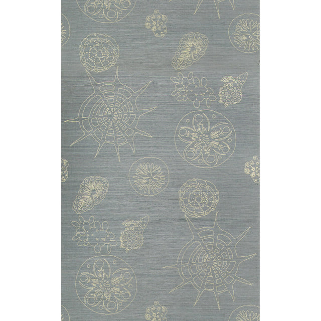 KRAVET COUTURE W3584.311.0 TELESCOPIC G SURF / SAND Wallpaper - Eade's Wallpaper