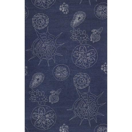 KRAVET COUTURE W3584.50.0 TELESCOPIC G DEEP OCEAN Wallpaper - Eade's Wallpaper