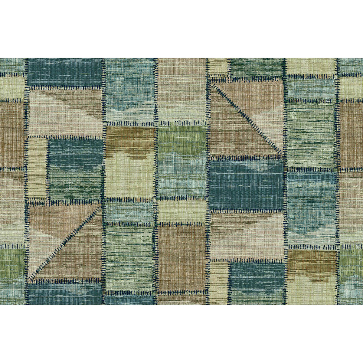 KRAVET COUTURE W3626.1635.0 PATCHWORK 10243 Wallpaper - Eade's Wallpaper
