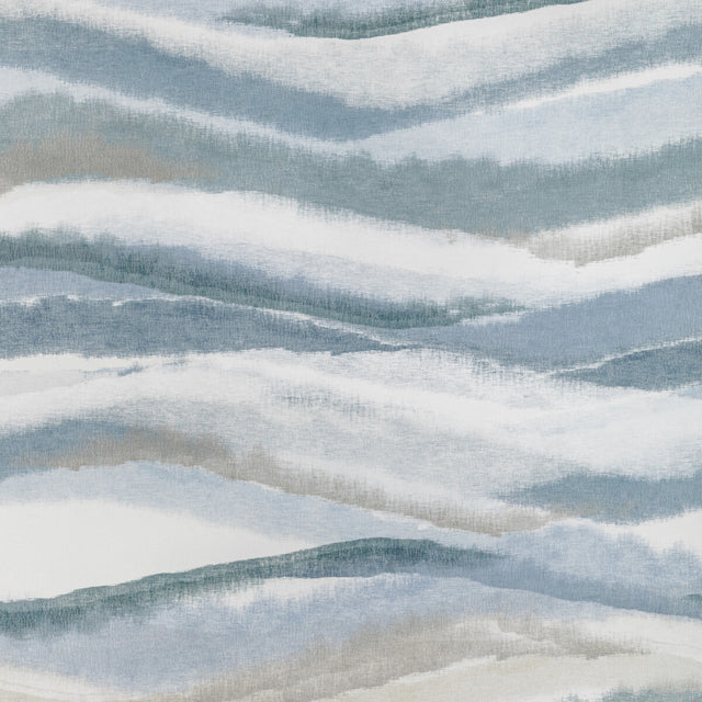 KRAVET COUTURE W3827.516.0 STRIATE WP INDIGO Wallpaper - Eade's Wallpaper