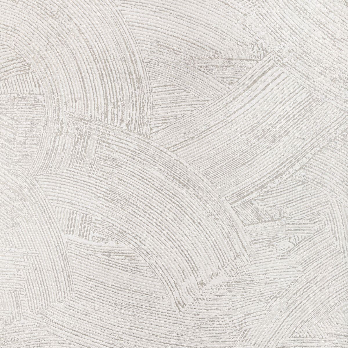KRAVET COUTURE W3831.11.0 MODERN SWIRL WP SILVER Wallpaper - Eade's Wallpaper