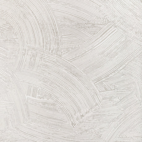 KRAVET COUTURE W3831.11.0 MODERN SWIRL WP SILVER Wallpaper - Eade's Wallpaper