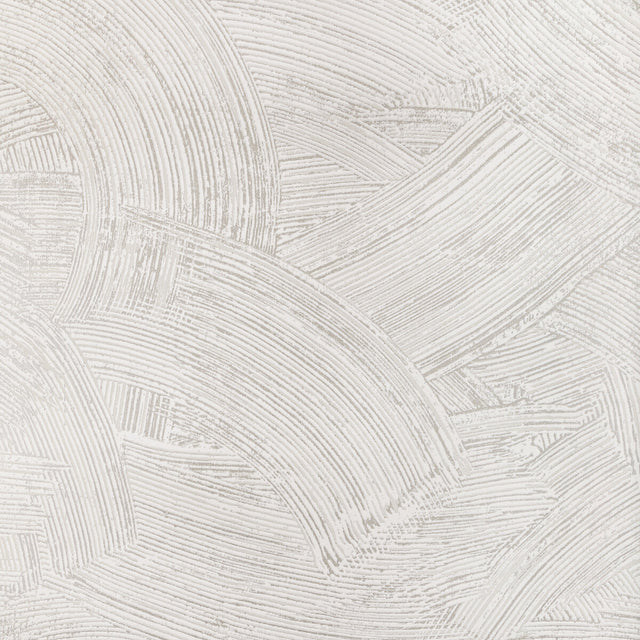 KRAVET COUTURE W3831.11.0 MODERN SWIRL WP SILVER Wallpaper - Eade's Wallpaper