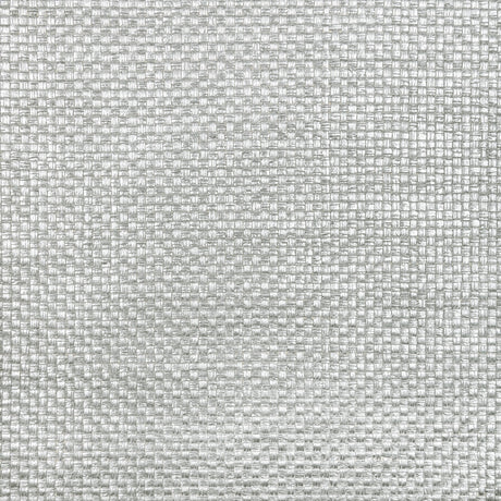KRAVET COUTURE W3832.1101.0 METALLIC WEAVE SILVER Wallpaper - Eade's Wallpaper