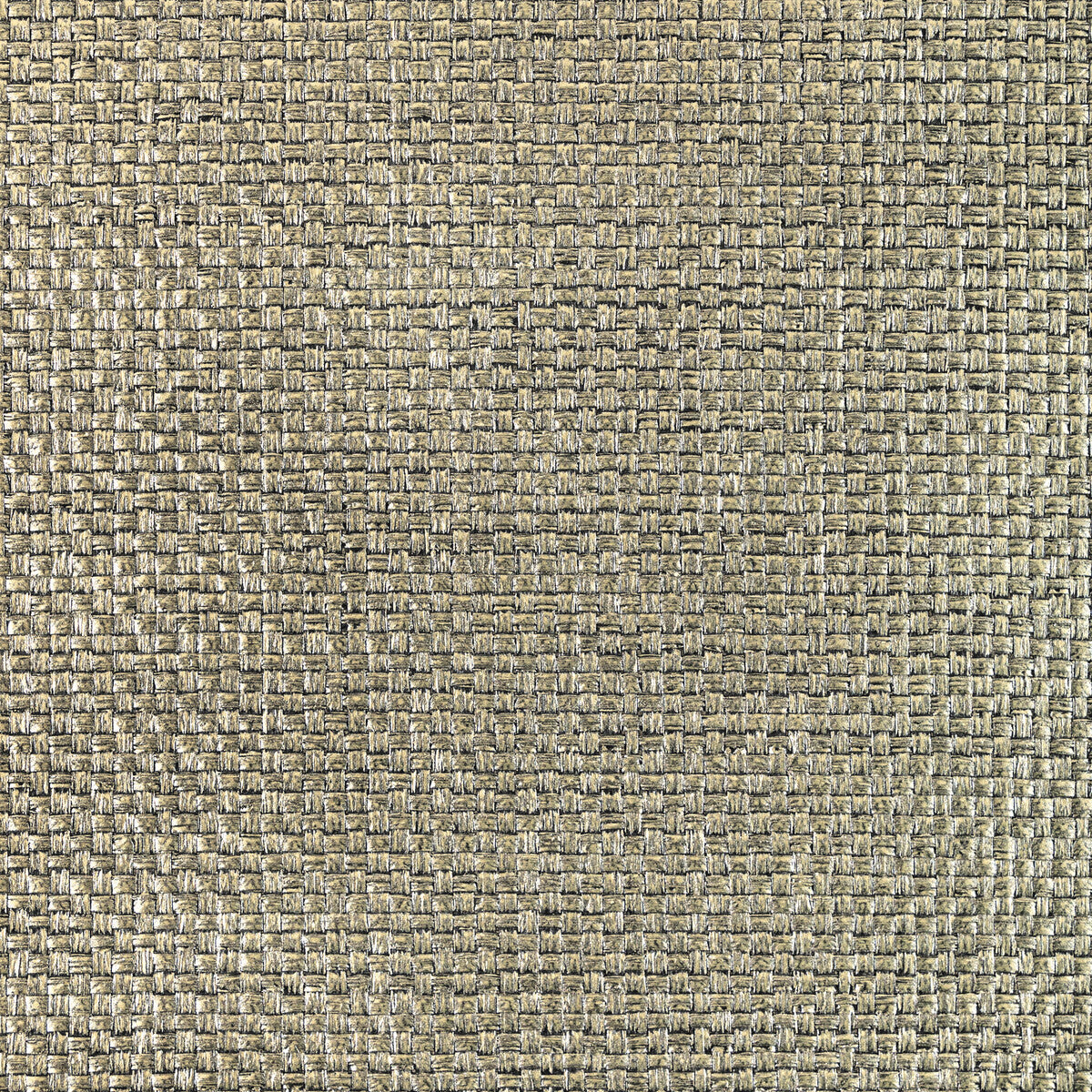 KRAVET COUTURE W3832.421.0 METALLIC WEAVE BRASS Wallpaper - Eade's Wallpaper