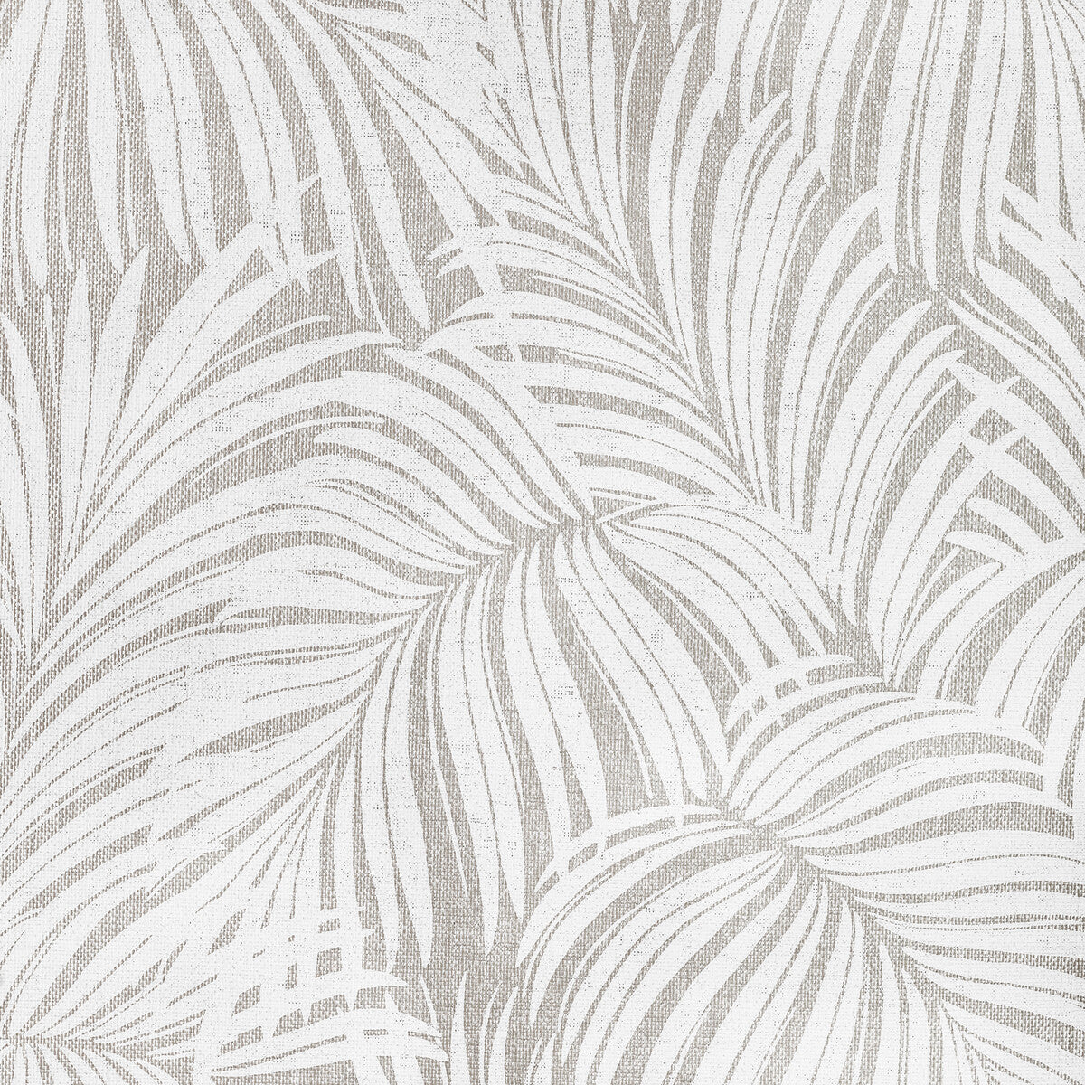 KRAVET COUTURE W3833.11.0 LEAF PAPERWEAVE SILVER Wallpaper - Eade's Wallpaper