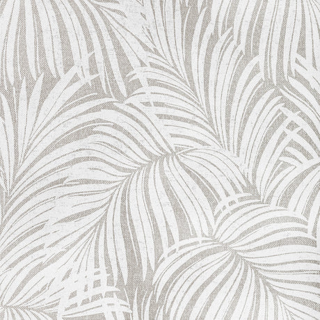 KRAVET COUTURE W3833.11.0 LEAF PAPERWEAVE SILVER Wallpaper - Eade's Wallpaper