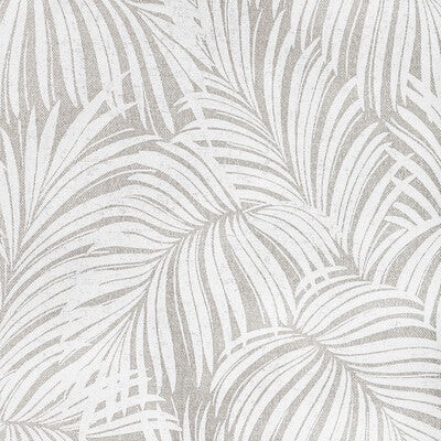 KRAVET COUTURE W3833.11.0 LEAF PAPERWEAVE SILVER Wallpaper - Eade's Wallpaper