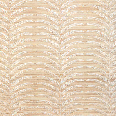 KRAVET COUTURE W3834.161.0 PLANTAE EMB SISAL IVORY Wallpaper - Eade's Wallpaper