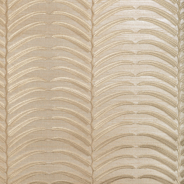 KRAVET COUTURE W3834.6106.0 PLANTAE EMB SISAL SAND Wallpaper - Eade's Wallpaper