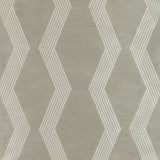 KRAVET COUTURE W3835.11.0 CHAINLINK EMB SISAL GREY Wallpaper - Eade's Wallpaper