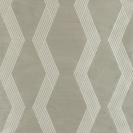 KRAVET COUTURE W3835.11.0 CHAINLINK EMB SISAL GREY Wallpaper - Eade's Wallpaper