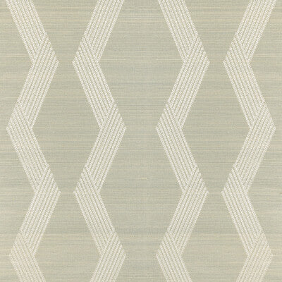 KRAVET COUTURE W3835.1101.0 CHAINLINK EMB SISAL ICE Wallpaper - Eade's Wallpaper