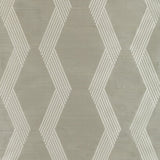 KRAVET COUTURE W3835.11.0 CHAINLINK EMB SISAL GREY Wallpaper - Eade's Wallpaper