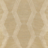 KRAVET COUTURE W3835.416.0 CHAINLINK EMB SISAL GOLD Wallpaper - Eade's Wallpaper