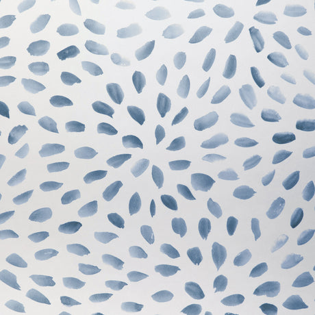 KRAVET COUTURE W3885.50.0 PETAL BLOSSOM WP LAPIS Wallpaper - Eade's Wallpaper