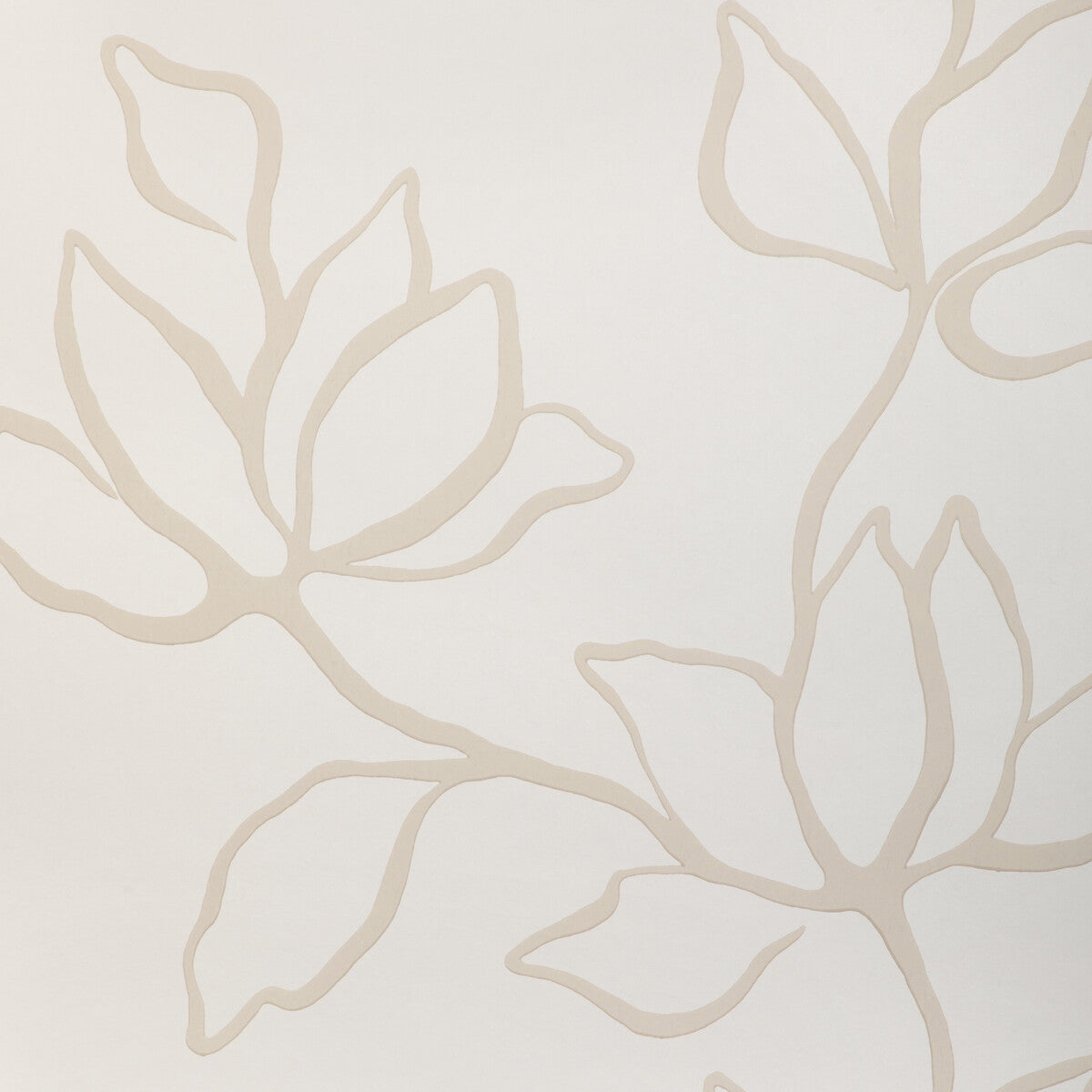 KRAVET COUTURE W3886.161.0 FLORAL SKETCH WP NATURAL Wallpaper - Eade's Wallpaper