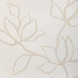 KRAVET COUTURE W3886.161.0 FLORAL SKETCH WP NATURAL Wallpaper - Eade's Wallpaper