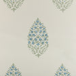 KRAVET COUTURE W3938.315.0 ATELIER PAISLEY WP BLUE SAGE Wallpaper - Eade's Wallpaper