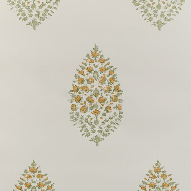 KRAVET COUTURE W3938.316.0 ATELIER PAISLEY WP WHEAT Wallpaper - Eade's Wallpaper