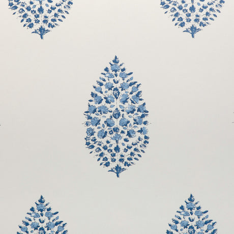 KRAVET COUTURE W3938.50.0 ATELIER PAISLEY WP LAPIS Wallpaper - Eade's Wallpaper