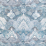 KRAVET COUTURE W4150.550.0 SHANGRI LA WP INDIGO Wallpaper - Eade's Wallpaper