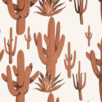 KRAVET COUTURE W4260.124.0 CACTI LAND WP CLAY Fabric - HARWOOD STEIGER WALLCOVERING
